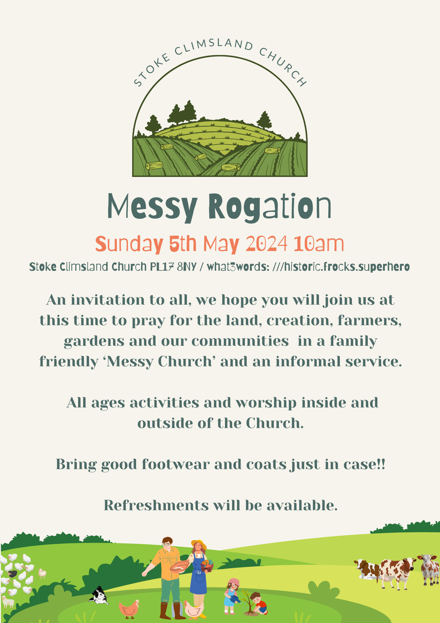 Stoke Climsland Church - Messy Rogation